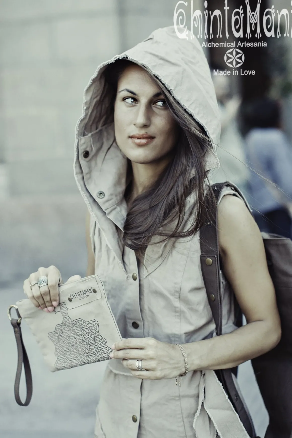 Shamanic Canvas Coat / Beige