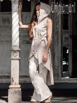 Shamanic Canvas Coat / Grey