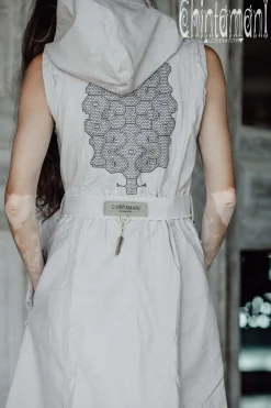 Shamanic Canvas Coat / Grey