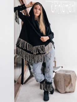 Shamanic Canvas Jacket / Black