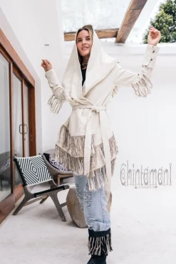 Shamanic Canvas Jacket / Cream