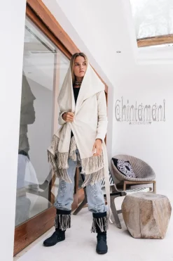 Shamanic Canvas Jacket / Cream