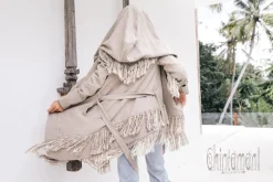 Shamanic Canvas Jacket / Gray