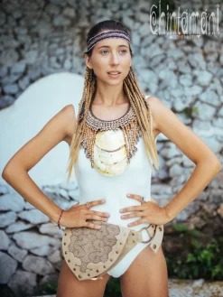 Shipibo Waist Bag / Beige