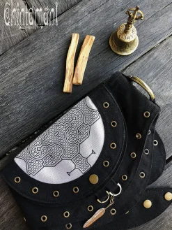 Shipibo Waist Belt Bag / Black