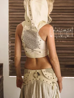 Shipibo Waist Belt Bag / Off White