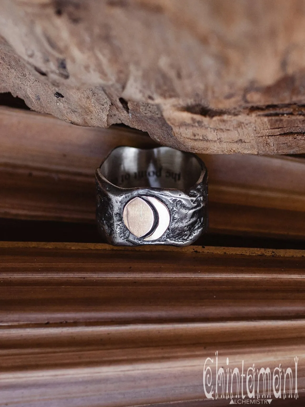 Sun & Moon Ring / Silver & Gold