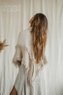 Triangle Cotton Scarf / Off White