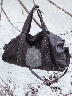Tribal Duffle Bag / Dark Grey