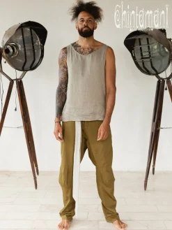 Twill Long Pants / Army Green