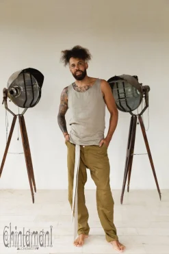 Twill Long Pants / Army Green