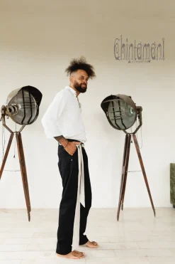 Twill Long Pants / Black