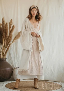 Wide Sleeve Kimono / Off White