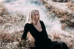 Wrap Boho Dress / Black