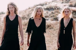 Wrap Boho Dress / Black